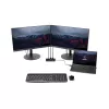 StarTech.com USB 3.0 Mini dokas – dviejų monitorių USB-A dokas su DisplayPort 4K 60Hz vaizdu ir Gigabitiniu eternetu – 1 pėdos (30 cm) kabelis – nešiojamasis USB 3.1 Gen 1 A tipo nešiojamojo kompiuterio adapteris