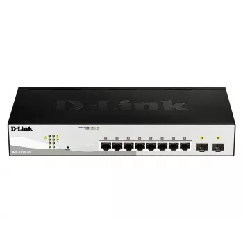 D-Link 10 prievadų gigabitinio valdomo išmaniojo komutatoriaus su 2 SFP prievadais