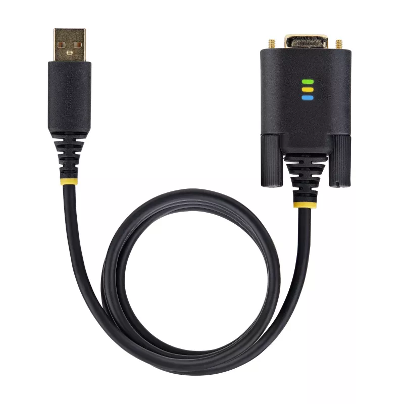 StarTech.com 3 m USB į nuoseklųjį adapterio kabelis, COM išsaugojimas, keičiami varžtai/veržlės, USB-A į DB9 RS232, FTDI IC, ESD apsauga, Windows/macOS/Linux