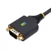 StarTech.com 3 m USB į nuoseklųjį adapterio kabelis, COM išsaugojimas, keičiami varžtai/veržlės, USB-A į DB9 RS232, FTDI IC, ESD apsauga, Windows/macOS/Linux