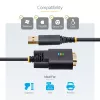 StarTech.com 3 m USB į nuoseklųjį adapterio kabelis, COM išsaugojimas, keičiami varžtai/veržlės, USB-A į DB9 RS232, FTDI IC, ESD apsauga, Windows/macOS/Linux