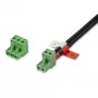 StarTech.com 160 W universalus nuolatinės srovės maitinimo adapteris (24 V / 6,6 A), 1,2 m 2 laidų laidas, 2/3 kontaktų gnybtų blokai, 100–240 V kintamosios/nuolatinės srovės išorinis maitinimo šaltinis, skirtas pramoniniams USB šakotuvams, NA/UK/EU/ANZ