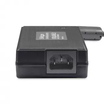 StarTech.com 160 W universalus nuolatinės srovės maitinimo adapteris (24 V / 6,6 A), 1,2 m 2 laidų laidas, 2/3 kontaktų gnybtų blokai, 100–240 V kintamosios/nuolatinės srovės išorinis maitinimo šaltinis, skirtas pramoniniams USB šakotuvams, NA/UK/EU/ANZ