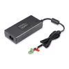 StarTech.com 160 W universalus nuolatinės srovės maitinimo adapteris (24 V / 6,6 A), 1,2 m 2 laidų laidas, 2/3 kontaktų gnybtų blokai, 100–240 V kintamosios/nuolatinės srovės išorinis maitinimo šaltinis, skirtas pramoniniams USB šakotuvams, NA/UK/EU/ANZ
