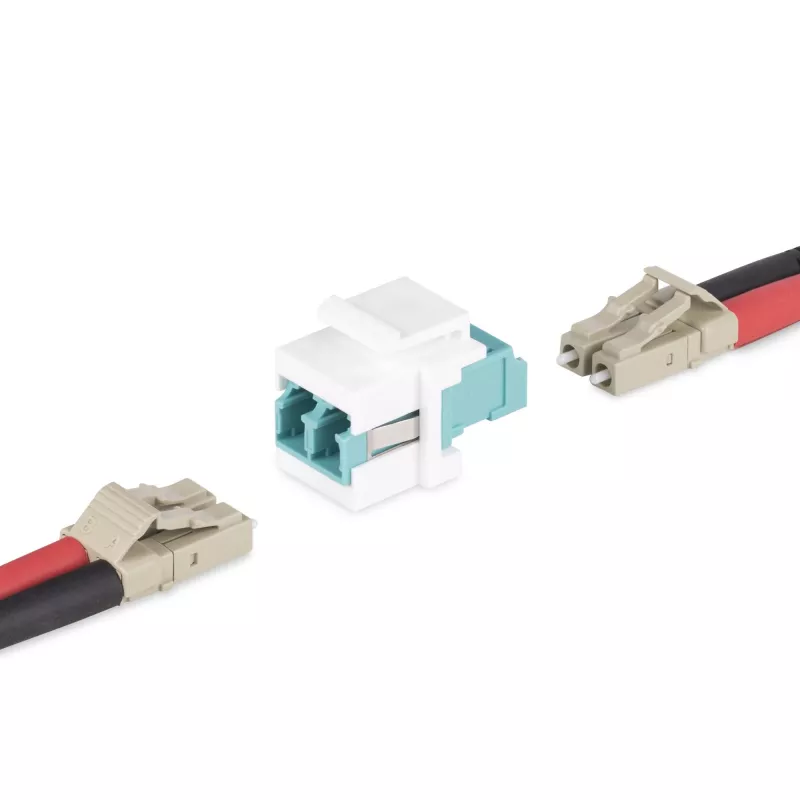 StarTech.com LC į LC adapteris, LC šviesolaidinis adapteris, LC/UPC keystone lizdas, dvipusis šviesolaidinis LC keystone adapteris pataisymo skydui