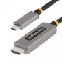 StarTech.com 10 pėdų (3 m) USB-C į HDMI adapterio kabelis, 8K 60Hz, 4K 144Hz, HDR10, USB Type-C į HDMI 2.1 vaizdo keitiklio kabelis, suderinamas su USB-C DP Alt Mode/USB4/Thunderbolt 3/4 – USB-C nešiojamas kompiuteris prie HDMI monitoriaus