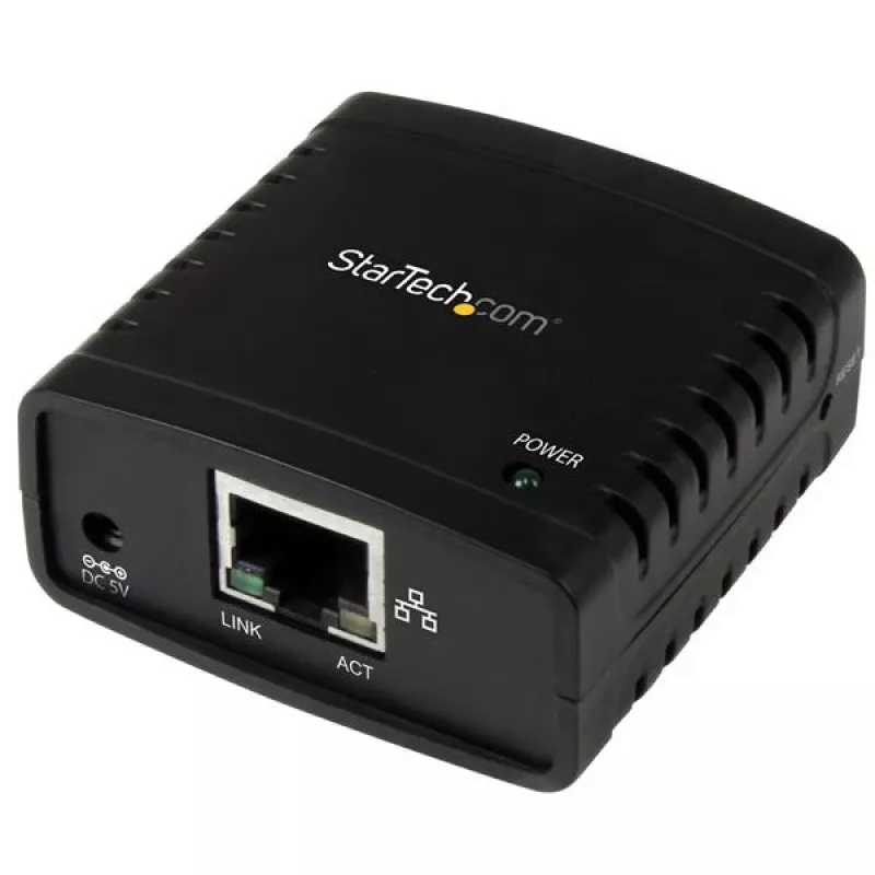 StarTech.com 10/100Mbps Ethernet į USB 2.0 tinklo LPR spausdinimo serveris