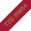 Brother TZE-RW54 etikečių gamybos juosta Auksinė ant raudona