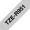 Brother TZE-R951 juostelė etiketėms kurti Juoda ant sidabrinės