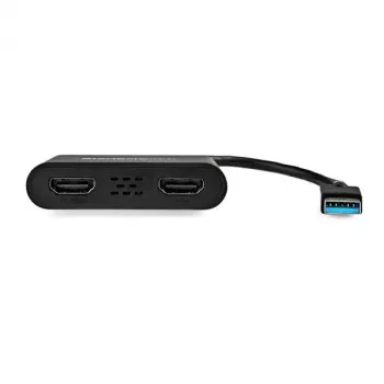 StarTech.com USB 3.0 į dvigubą HDMI adapterį, USB į 2x HDMI monitoriaus keitiklis, skirtas Windows (nepalaiko macOS/ChromeOS/Linux) – TAA