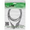 “InLine” maitinimo laido ilgintuvas, karščiui atspari jungtis IEC-C15/IEC-C14 tiesi, 3 m