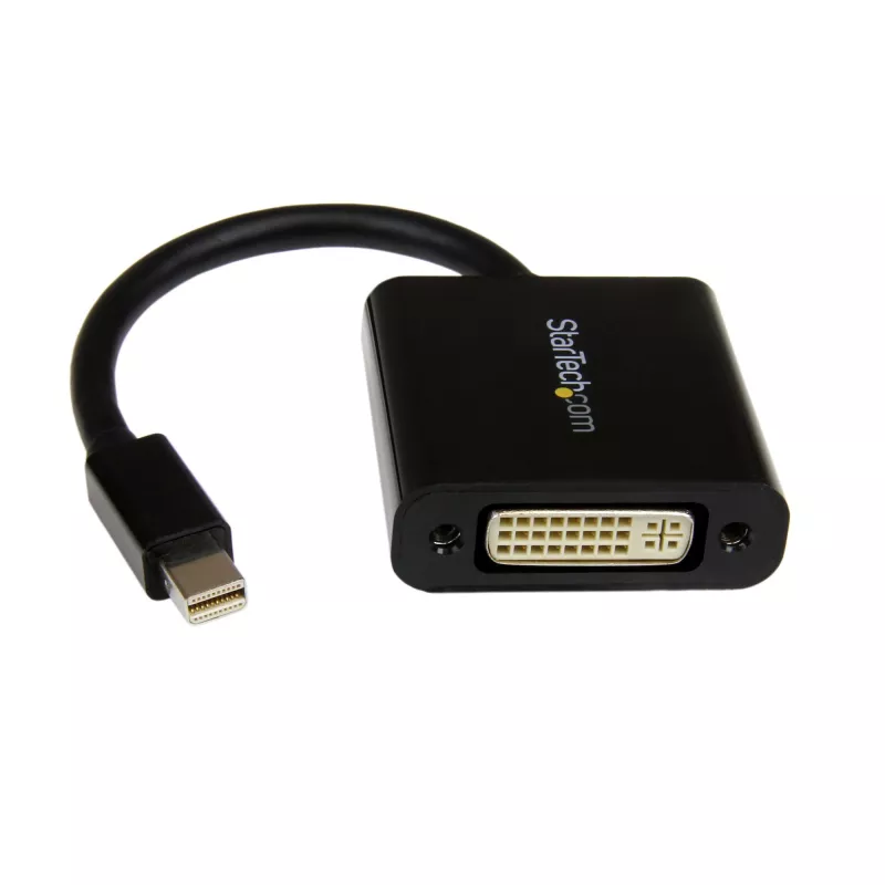 StarTech.com Mini DisplayPort į DVI adapteris – Mini DP į DVI-D keitiklis – 1080p vaizdas – mDP arba Thunderbolt 1/2 Mac/PC prie DVI monitoriaus – kompaktiškas mDP 1.2 į DVI viengrandis adapteris