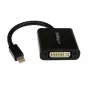 StarTech.com Mini DisplayPort į DVI adapteris – Mini DP į DVI-D keitiklis – 1080p vaizdas – mDP arba Thunderbolt 1/2 Mac/PC prie DVI monitoriaus – kompaktiškas mDP 1.2 į DVI viengrandis adapteris
