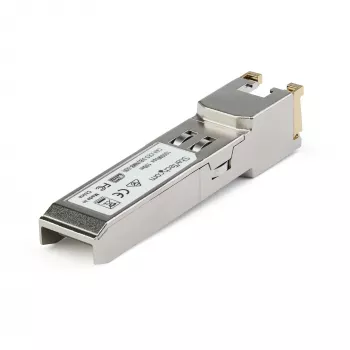 StarTech.com Cisco GLC-TE suderinamas modulis - 1000BASE-T varinis pramoninis Gigabit Ethernet siųstuvas-imtuvas - SFP į RJ45 Cat6/Cat5e 100 m išplėstos temperatūros - Cisco Firepower, IE 2000, C9500, C2960