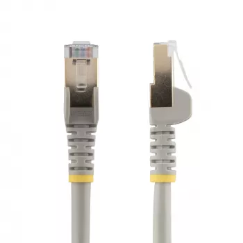 StarTech.com 1m CAT6a Ethernet kabelis - 10 Gigabit ekranuotas nesipainiojantis RJ45 100W PoE komutacinis kabelis - 10GbE STP tinklo kabelis su įtempimo sumažinimu - Pilka spalva, individualiai testuotas / laidai UL sertifikuoti / TIA