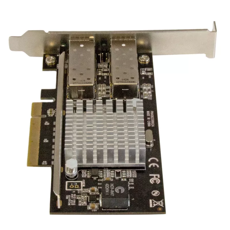 StarTech.com 2 prievadų 10G optinio tinklo plokštė su atvirais SFP+ lizdais – PCIe, Intel lustas