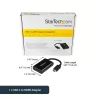 StarTech.com USB-C į HDMI 2.0 adapteris su maitinimo tiekimu – 4K 60Hz USB Type-C į HDMI vaizdo keitiklis – 60W PD pralaidinis įkrovimo prievadas – suderinamas su Thunderbolt 3 – juodas