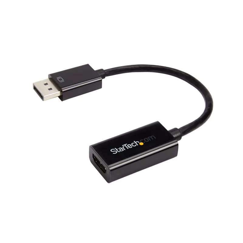 StarTech.com DisplayPort į HDMI adapteris - 4K 30Hz aktyvus DisplayPort į HDMI vaizdo keitiklis - DP į HDMI monitorių/TV/ekranų kabelio adapteris - Ultra HD DP 1.2 į HDMI 1.4 adapteris