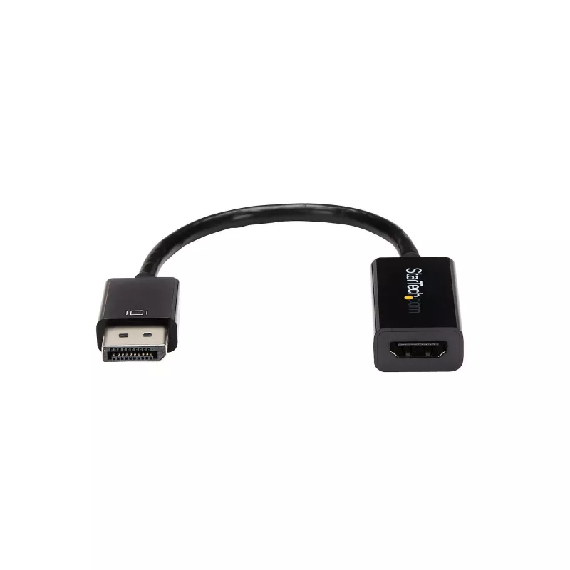 StarTech.com DisplayPort į HDMI adapteris - 4K 30Hz aktyvus DisplayPort į HDMI vaizdo keitiklis - DP į HDMI monitorių/TV/ekranų kabelio adapteris - Ultra HD DP 1.2 į HDMI 1.4 adapteris