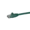 StarTech.com 2 m CAT6 eterneto kabelis – žalias CAT 6 Gigabit Ethernet laidas – 250 MHz 100 W PoE RJ45 UTP tinklo / komutacinis kabelis, neapsiveliantis, su tempimo sumažinimu, individualiai tikrintas
