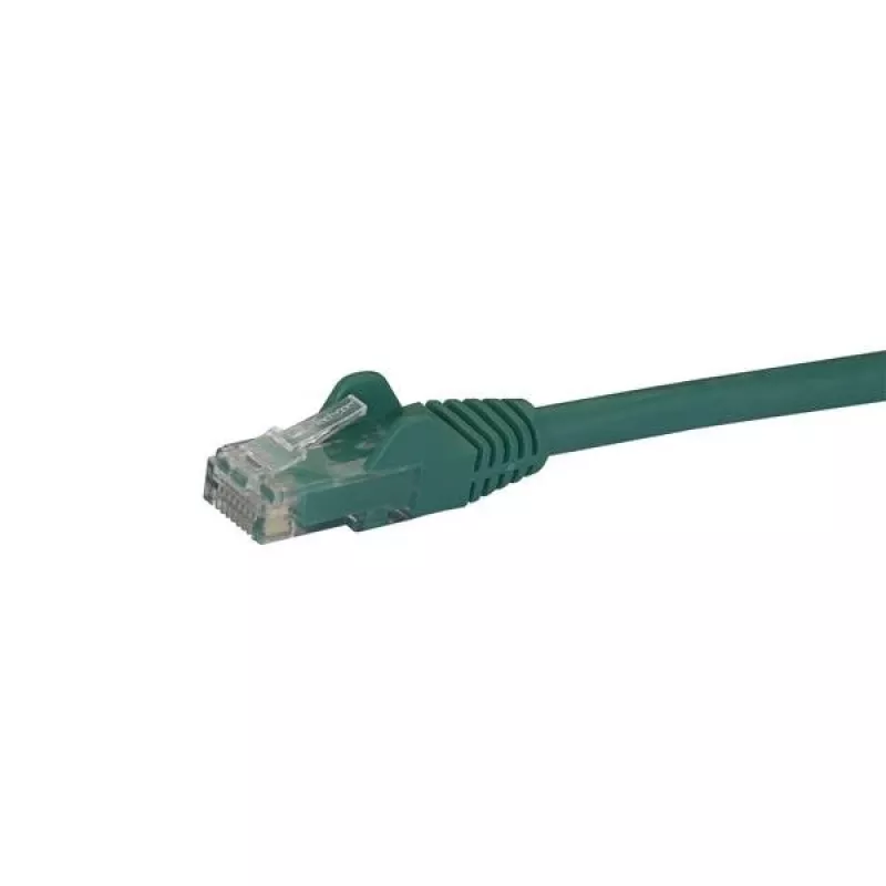 StarTech.com 2 m CAT6 eterneto kabelis – žalias CAT 6 Gigabit Ethernet laidas – 250 MHz 100 W PoE RJ45 UTP tinklo / komutacinis kabelis, neapsiveliantis, su tempimo sumažinimu, individualiai tikrintas