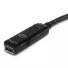 StarTech.com 5 m USB 3.0 aktyvusis prailginimo kabelis – V/M, 5 m, USB A, USB A, USB 3.2 Gen 1 (3.1 Gen 1), juodas