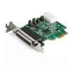 “StarTech.com” 4 prievadų PCI Express RS232 nuosekliojo prievado plokštė - PCIe RS232 nuosekliojo prievado valdiklio plokštė - PCIe į nuoseklųjį DB9 - 16950 UART - žemo profilio išplėtimo plokštė - Windows/Linux - TAA