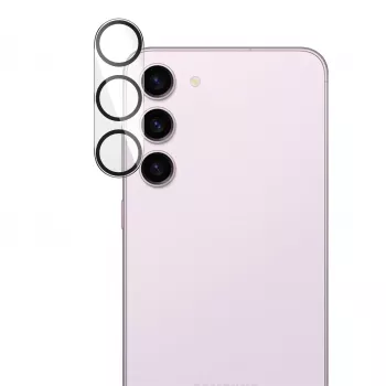 Kameros objektyvo apsauga PanzerGlass Samsung Galaxy S23 S23 Plus atspari įbrėžimams ir smūgiams