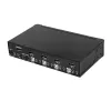 StarTech.com 4 prievadų DisplayPort KVM komutatorius - 4K 60Hz - vienas ekranas - dviejų prievadų UHD DP 1.2 USB KVM komutatorius su integruotu USB 2.0 šakotuvu ir garsu - Dell, HP, Apple, Lenovo - TAA atitinkantis