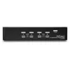 StarTech.com 4 prievadų DisplayPort KVM komutatorius - 4K 60Hz - vienas ekranas - dviejų prievadų UHD DP 1.2 USB KVM komutatorius su integruotu USB 2.0 šakotuvu ir garsu - Dell, HP, Apple, Lenovo - TAA atitinkantis