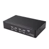 StarTech.com 4 prievadų DisplayPort KVM komutatorius - 4K 60Hz - vienas ekranas - dviejų prievadų UHD DP 1.2 USB KVM komutatorius su integruotu USB 2.0 šakotuvu ir garsu - Dell, HP, Apple, Lenovo - TAA atitinkantis