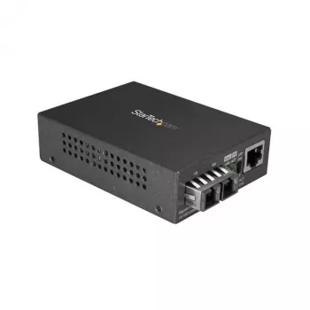 StarTech.com Multimodinis (MM) SC optinio ryšio keitiklis 10/100/1000 tinklui - 550 m veikimo nuotolis - Gigabit Ethernet - 850 nm - Pilnas dvipusis ryšys