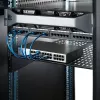 StarTech.com 2U serverio stovo lentyna – universali ventiliuojama stovo montavimo konsolinė dėkla 19 colių tinklo įrangos stovui ir spintai – tvirtas plienas – keliamoji galia 50 svarų / 23 kg – 22 colių gylio lentyna, juoda