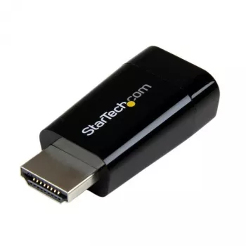 StarTech.com Compact HDMI į VGA adapterio keitiklis – Idealus Chromebook'ams, Ultrabook'ams ir nešiojamiesiems kompiuteriams – 1920x1200/1080p