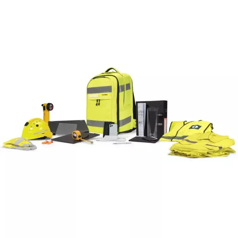 DICOTA Hi-Vis Geltona Kuprinė EN ISO 20471:2013 Sertifikavimas