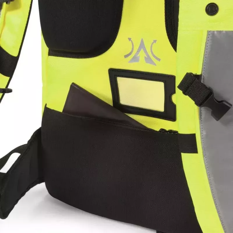 DICOTA Hi-Vis Geltona Kuprinė EN ISO 20471:2013 Sertifikavimas