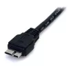 StarTech.com 0,5 m (1,5 pėd.) juodas SuperSpeed USB 3.0 laidas A į Micro B - M/M