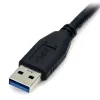 StarTech.com 0,5 m (1,5 pėd.) juodas SuperSpeed USB 3.0 laidas A į Micro B - M/M