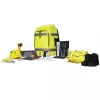 Kuprinė DICOTA Hi-Vis geltona polietileno tereftalatas (PET) termoplastinis poliuretanas (TPU)