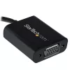 StarTech.com USB-C į VGA adapteris - Juodas - 1080p - Vaizdo keitiklis jūsų MacBook Pro - USB C į VGA ekrano dongle'as - Atnaujinta versija CDP2VGAEC