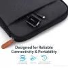 StarTech.com USB-C į VGA adapteris - Juodas - 1080p - Vaizdo keitiklis jūsų MacBook Pro - USB C į VGA ekrano dongle'as - Atnaujinta versija CDP2VGAEC