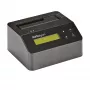 StarTech.com Vienos vietos kietųjų diskų trintuvas, atskiras HDD/SSD valytuvas, USB 3.0 į SATA II (3 Gbps), 9 trynimo režimai, LCD ekranas, saugaus trynimo kietųjų diskų valymo dokas, DB-9 spausdintuvo prievadas, atitinka TAA