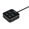 StarTech.com 4 prievadų USB-C šakotuvas - USB-C į 4x USB-A prievadus - SuperSpeed 10 Gbps USB 3.2 Gen 2 Type-C šakotuvas - maitinamas per USB magistralę - nešiojamas / kompaktiškas USB-C į USB adapterio šakotuvas nešiojamam kompiuteriui - aliuminis