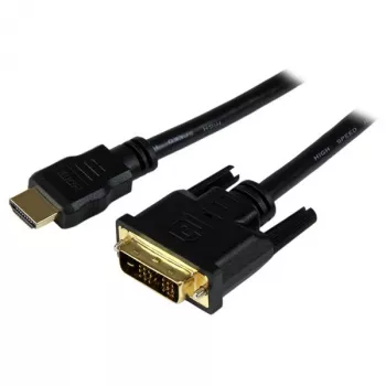 StarTech.com 1,5 m HDMI® – DVI-D laidas – V/V, 1,5 m, HDMI, DVI-D, kištukas, kištukas, auksas