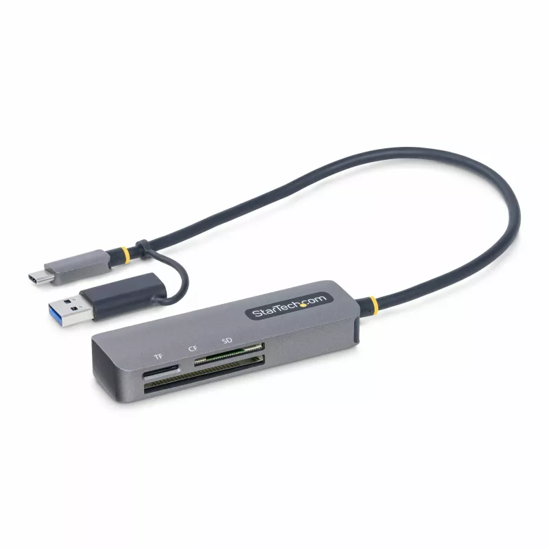 StarTech.com FCREADMICRO3V2 kortelių skaitytuvas USB 3.2 Gen 1 (3.1 Gen 1) Type-C pilkas
