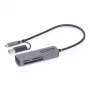 StarTech.com FCREADMICRO3V2 kortelių skaitytuvas USB 3.2 Gen 1 (3.1 Gen 1) Type-C pilkas