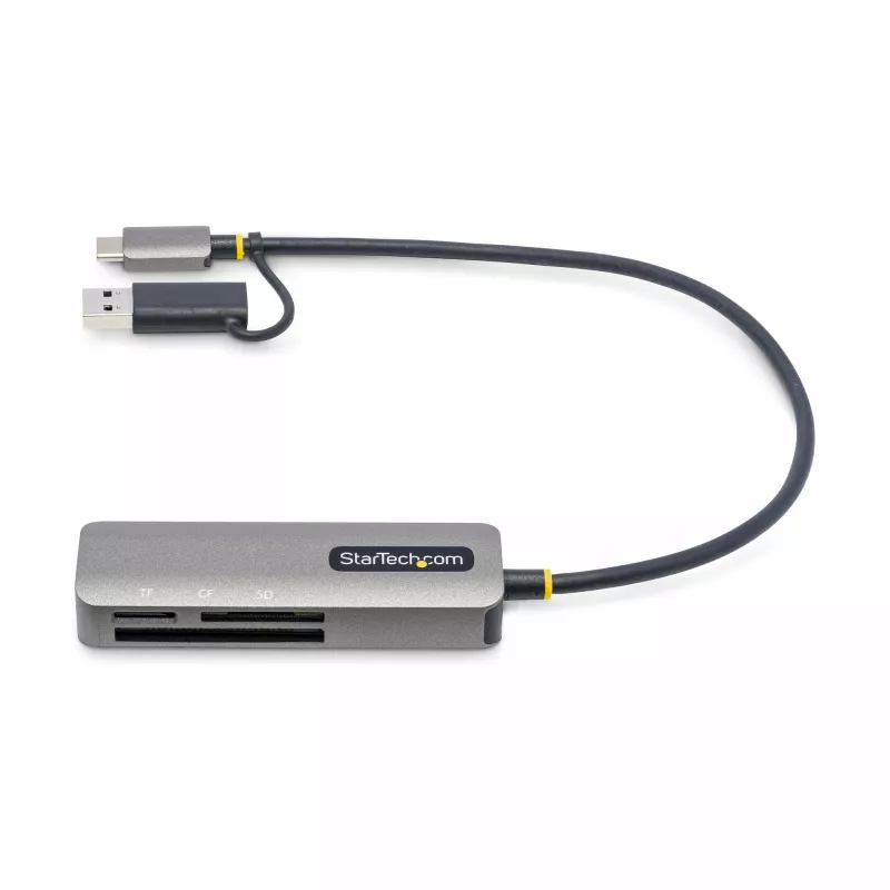 StarTech.com FCREADMICRO3V2 kortelių skaitytuvas USB 3.2 Gen 1 (3.1 Gen 1) Type-C pilkas