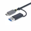 StarTech.com FCREADMICRO3V2 kortelių skaitytuvas USB 3.2 Gen 1 (3.1 Gen 1) Type-C pilkas