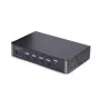 StarTech.com 4 prievadų DisplayPort KVM jungiklis, 8K 60Hz / 4K 144Hz, vienas ekranas, DP 1.4, 2x USB 3.0 prievadai, 4x USB 2.0 HID prievadai, mygtukinis ir sparčiųjų klavišų perjungimas, TAA atitiktis – nepriklausomas nuo OS, metalinis korpusas