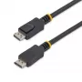 StarTech.com 2 m (6 pėd.) DisplayPort 1.2 laidas – 4K x 2K Ultra HD VESA sertifikuotas DisplayPort laidas – DP į DP laidas monitoriui – DP vaizdo / ekrano laidas – užsifiksuojančios DP jungtys